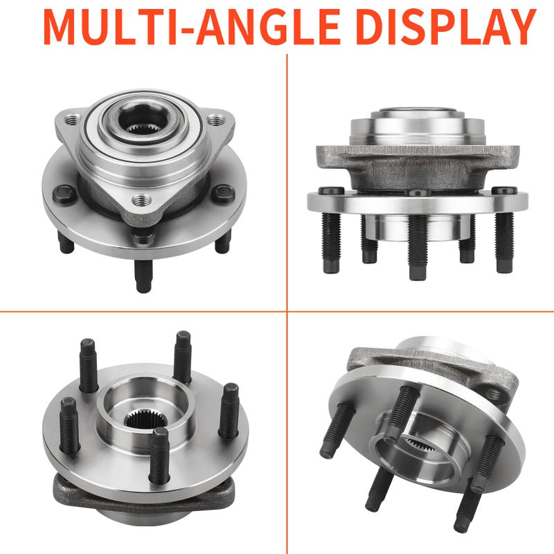 DRIVESTAR 513237 Front Wheel Hub & Bearing Assembly Non-ABS for Chevrolet Cobalt 2006-2008 HHR, 5 Lugs w/o ABS - Image 2